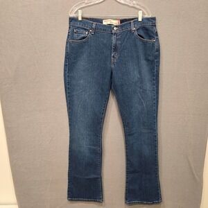 Levis Nouveau Boot Cut 515 Womens‎ Denim Blue Jeans Size 14L *Made in Guatemala*